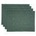 Forest green cloth washable placemats