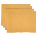 Mustard linen kitchen placemats