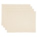 Beige linen place mats for dining tables