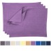 Mauve linen placemats