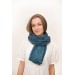 Teal blue scarf