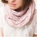 Blush pink scarf