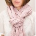Blush pink scarf