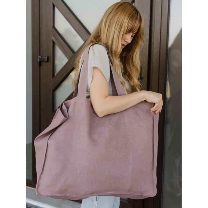 Tan tote bag