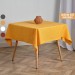 Sunflower linen square tablecloth