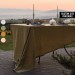 Light olive rectangle tablecloth