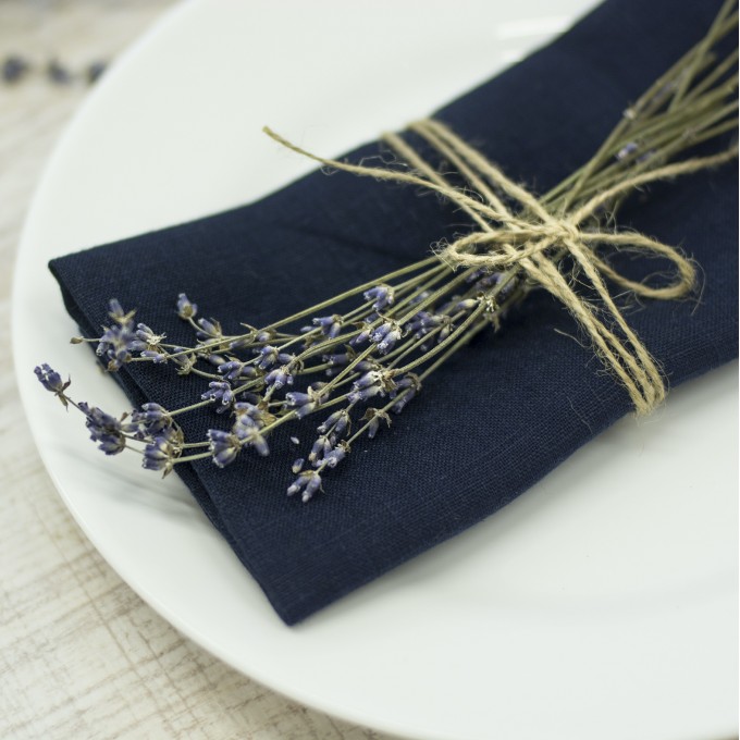 Navy blue napkins set of 2, 4, 6, 8, 10, 12