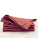 White linen napkin set