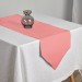 Charcoal gray table runner with triangular edges