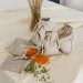 Linen drawstring kitchen storage bag