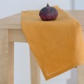 Linen tea towel in mustard