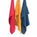 Linen tea towel in charcoal gray