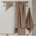 Tan waffle towel set