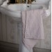 Blush pink waffle hand towel