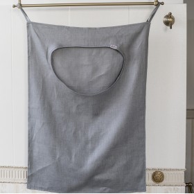 Light gray handing laundry bag6