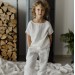 White girls pajama - t-shirts and pants set