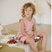 Dusty rose girls pajama - sleeveless top and shorts set