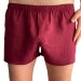 Burgundy 100% linen boxers 