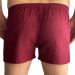 Burgundy 100% linen boxers 