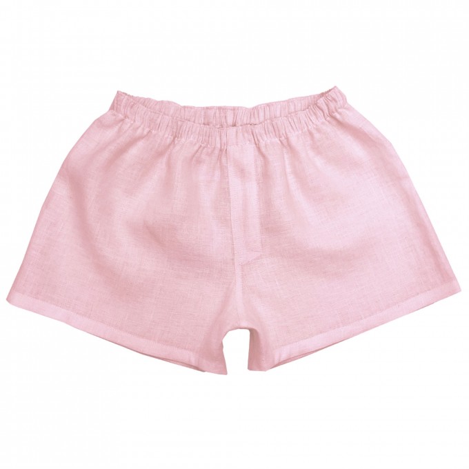 Dusty rose linen boxer underwear