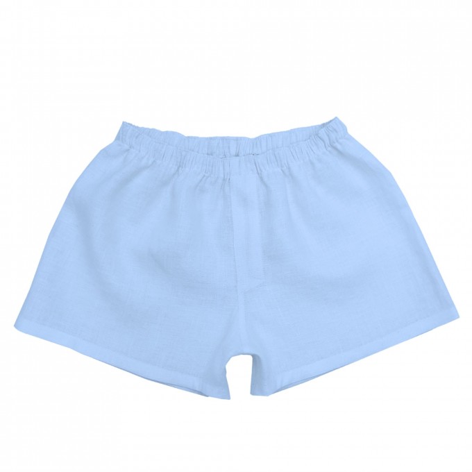 Light blue underwear boxers shorts