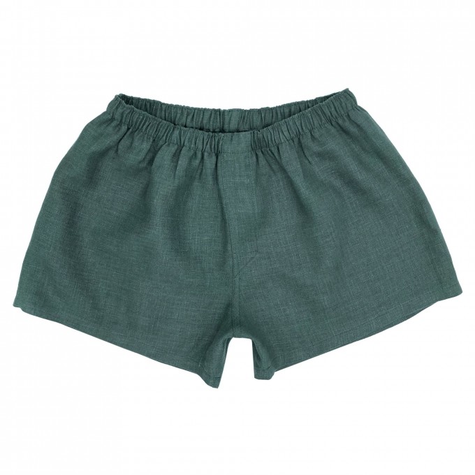 Dark olive boxer underpants for men