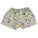 Natural with small blue flowers organic boxers
