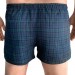 Blue-green tartan boxer underwear