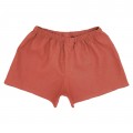 Burnt orange organic linen boxers