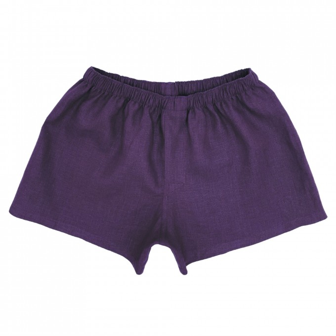 Plum boxer shorts for men