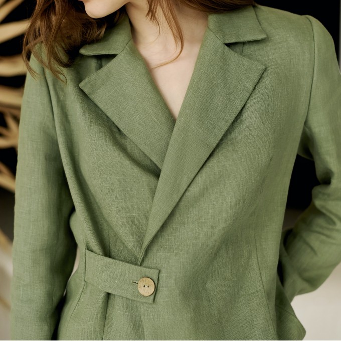 Sage green women casual blazer Jill