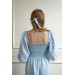 Light blue off shoulder dress Baila