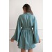Sea blue kimono dress Kim