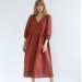 Cinnamon women v-neck dress Zoie 