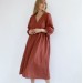 Cinnamon women v-neck dress Zoie 