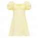Light yellow a-line dress Poppy