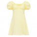 Light yellow a-line dress Poppy