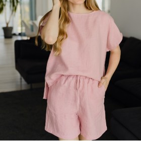 Dusty rose high waisted shorts Terra Dusty rose high waisted shorts Terra