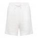 White casual elastic waistband shorts Terra