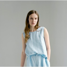 Light blue tank top Doris