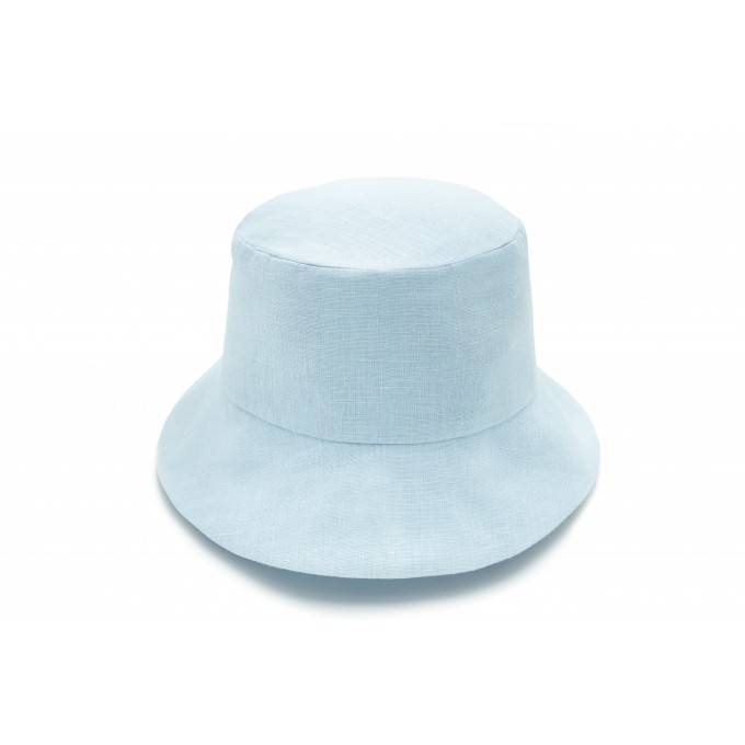 Light blue women sun bucket hat